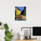 Vincent Willem van Gogh - Cafe Terrace at Night Poster (Heimbüro)