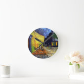 Vincent Willem van Gogh - Cafe Terrace at Night Runde Wanduhr (Zuhause)