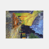 Vincent Willem van Gogh - Café Terrasse bei Nacht Fleecedecke (Vorderseite (Horizontal))