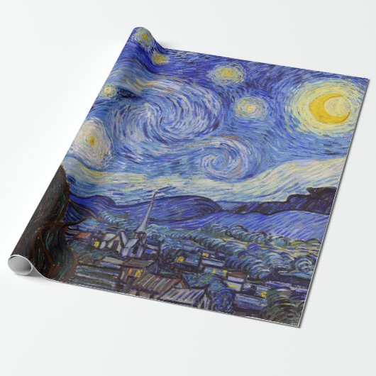 Vincent Willem van Gogh , “ Starry Night ” Geschenkpapier (Ungerollt)