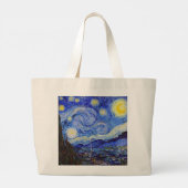 Vincent Willem van Gogh , “ Starry Night ” Jumbo Stoffbeutel (Rückseite)