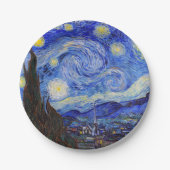 Vincent Willem van Gogh , “ Starry Night ” Pappteller (Vorderseite)