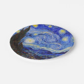 Vincent Willem van Gogh , “ Starry Night ” Pappteller (Schrägansicht)