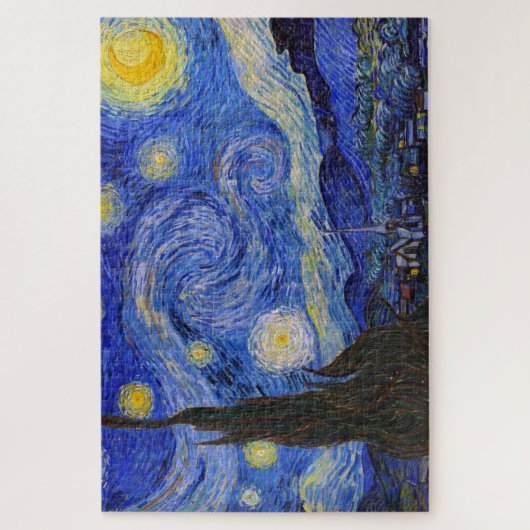 Vincent Willem van Gogh , "Starry Night" Puzzle (Vertikal)