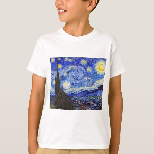 Vincent Willem van Gogh , “ Starry Night ” T-Shirt (Vorderseite)