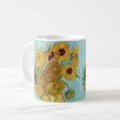 Vincent Willem van Gogh , "Sunflowers" コ ヒ グプ Kaffeetasse (Vorderseite Links)
