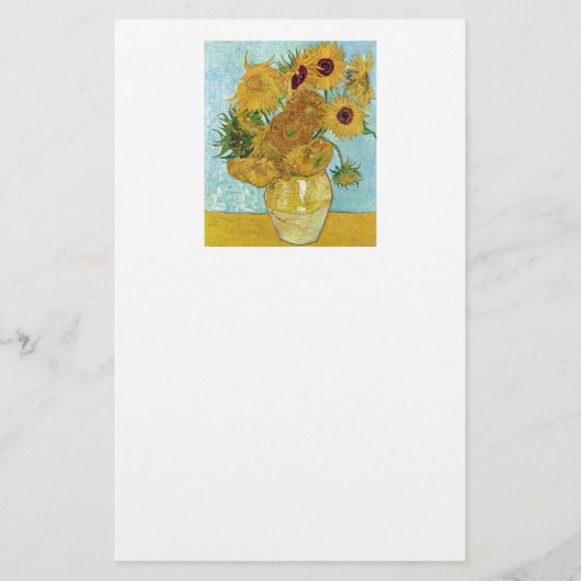 Vincent Willem van Gogh , “ Sunflowers ” Briefpapier (Vorderseite)