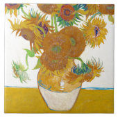 Vincent Willem van Gogh , “ Sunflowers ” Fliese (Vorderseite)