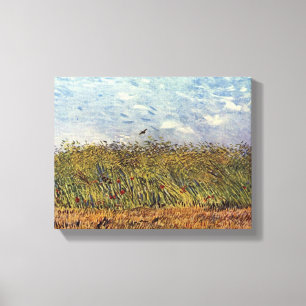 Vincent Willem Van Gogh - Weizen-Feld mit einer Leinwanddruck
