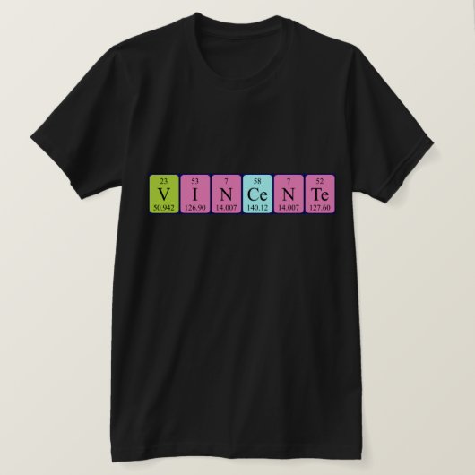 Vincente Periodenname Shirt (Design vorne)
