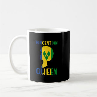 Vincentian Queen St Vincent Grenadines Flag Afro R Kaffeetasse