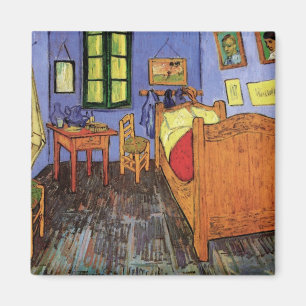 Vincent's Bedroom in Arles by Vincent van Gogh Magnet