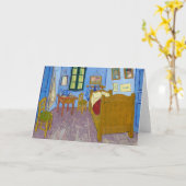 Vincent's Bedroom in Arles | Van Gogh | Karte (Gelbe Blume)