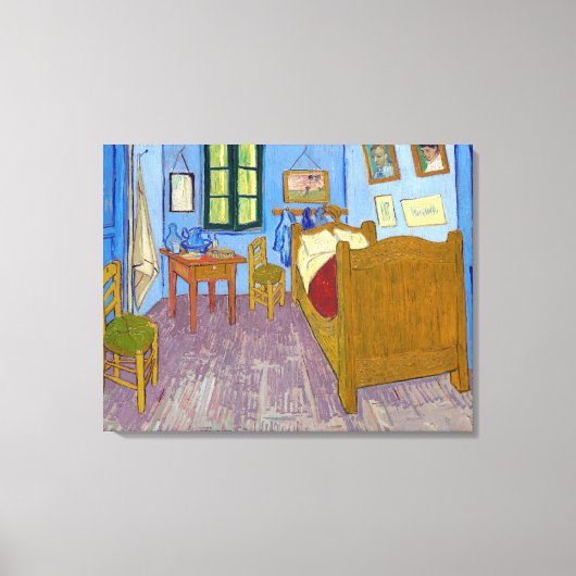 Vincent's Bedroom in Arles | Van Gogh | Leinwanddruck (Vorderseite)