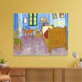 Vincent's Bedroom in Arles | Van Gogh | Leinwanddruck (Insitu (Wohnzimmer))