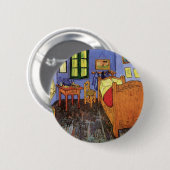 Vincent's Bedroom in Arles von Vincent van Gogh Button (Vorne & Hinten)