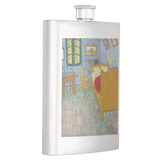 Vincent's Bedroom in Arles von Vincent van Gogh Flachmann (Rechts)