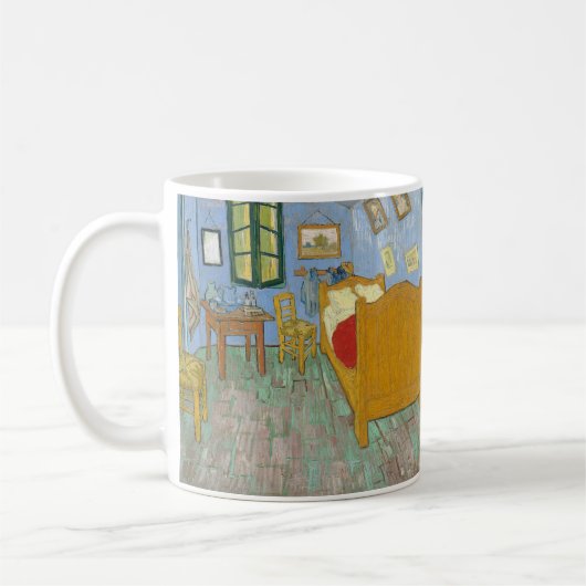 Vincent's Bedroom in Arles von Vincent van Gogh Kaffeetasse (Links)