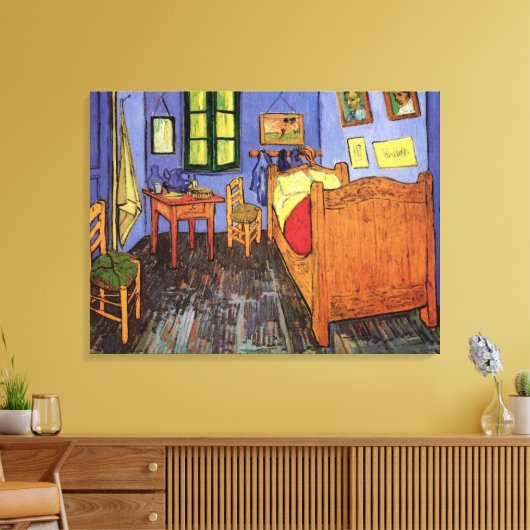 Vincent's Bedroom in Arles von Vincent van Gogh Leinwanddruck (Insitu (Wohnzimmer))