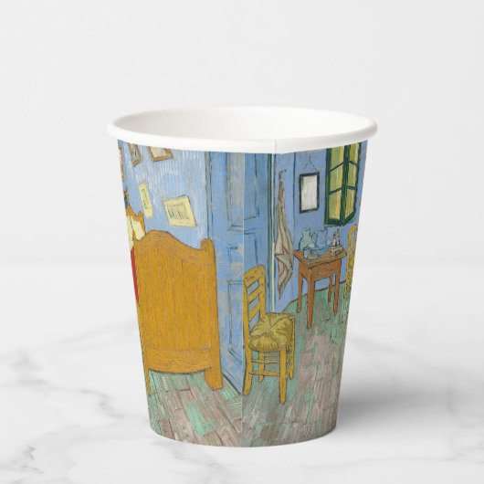 Vincent's Bedroom in Arles von Vincent van Gogh Pappbecher (Rechts)
