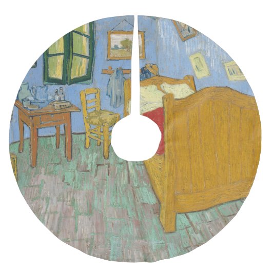 Vincent's Bedroom in Arles von Vincent van Gogh Polyester Weihnachtsbaumdecke (Vorderseite)