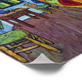 Vincent's Bedroom in Arles von Vincent Van Gogh Poster (Ecke)