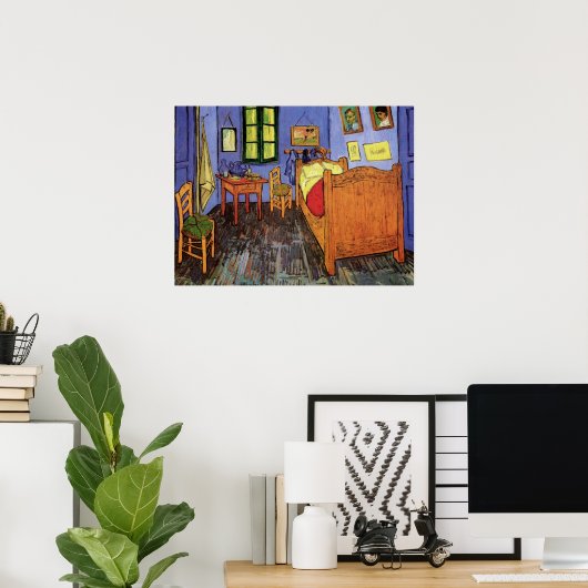 Vincent's Bedroom in Arles von Vincent van Gogh Poster (Heimbüro)