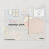 Vincent's Bedroom in Arles von Vincent Van Gogh Postkarte (Rückseite)