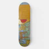 Vincent's Bedroom in Arles von Vincent van Gogh Skateboard (Vorderseite)