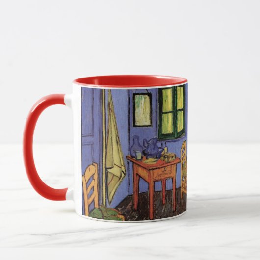 Vincent's Bedroom in Arles von Vincent van Gogh Tasse (Links)