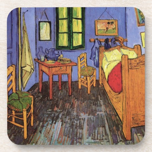 Vincent's Bedroom in Arles von Vincent van Gogh Untersetzer (Vorderseite)