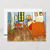 Vincent's Bedroom Postkarte (Vorne/Hinten)