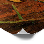 Vincent's Chair mit Seiner Pipe von Vincent van Go Poster (Ecke)