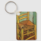 Vincent's Chair mit Seiner Pipe von Vincent van Go Schlüsselanhänger (Vorderseite)