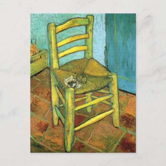 Vincent's Chair von Van Gogh Postkarte (Vorderseite)
