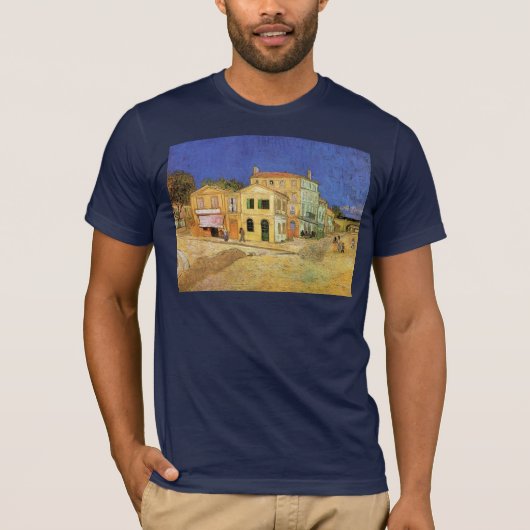 Vincents gelbes Haus durch Van Gogh T-Shirt (Vorderseite)