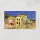 Vincent's House in Arles von Vincent van Gogh Visitenkarte (Rückseite)
