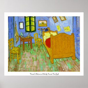 Vincents Schlafzimmer in Arles durch Vincent van Poster