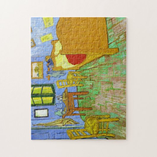 Vincents Schlafzimmer in Arles durch Vincent van Puzzle (Vertikal)