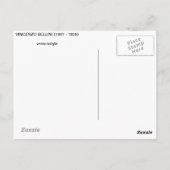 VINCENZO BELLINI Opernkomponist Postkarte (Rückseite)