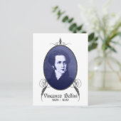 Vincenzo Bellini Postkarte (Stehend Vorderseite)