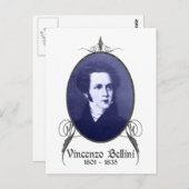 Vincenzo Bellini Postkarte (Vorne/Hinten)