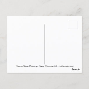 Vincenzo Catena, Portrait eines jungen Mannes Postkarte