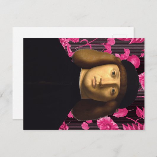 Vincenzo Catena, Portrait eines jungen Mannes Postkarte (Vorne/Hinten)