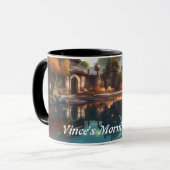 Vince's Morning Tea Personalisiert anpassbar Tasse (Vorderseite Links)