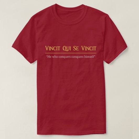 Vincet Qui Se Vincet T - Shirt (Design vorne)
