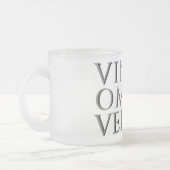 VINCIT OMNIA VERITAS - Leichter Mattierter Glass-K Mattglastasse (Links)