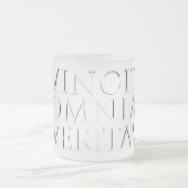 VINCIT OMNIA VERITAS - Leichter Mattierter Glass-K Mattglastasse (Mittel)