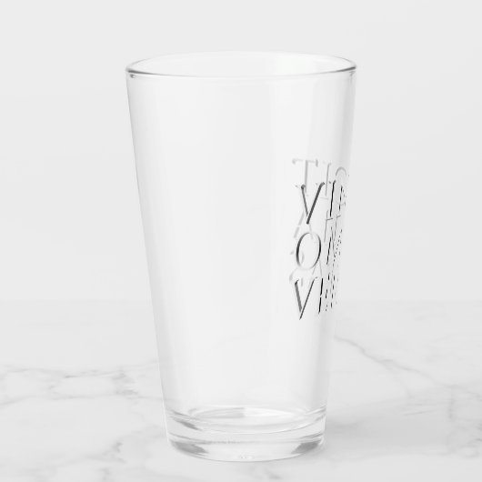VINCIT OMNIA VERITAS - Leichtglas Glas (Rechts)