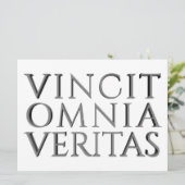 VINCIT OMNIA VERITAS - Licht (Stehend Vorderseite)